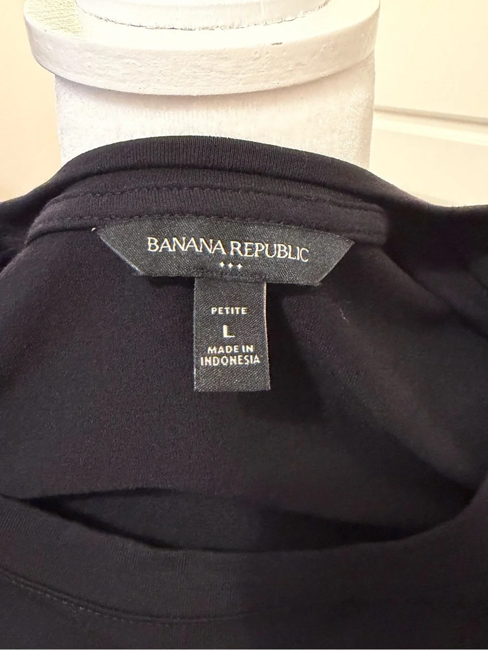 Banana Republic Black Crewneck Dress